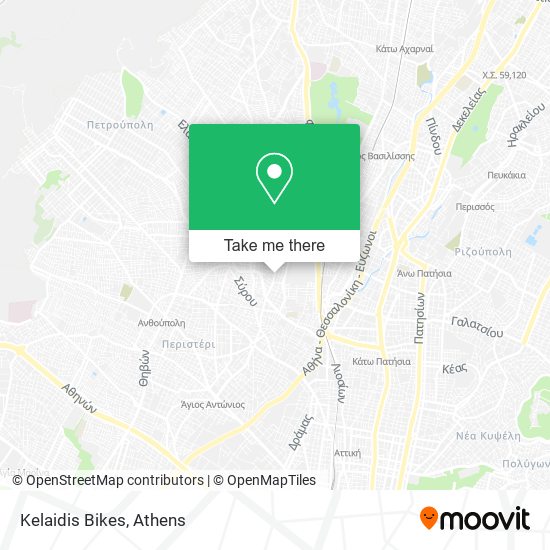 Kelaidis Bikes map