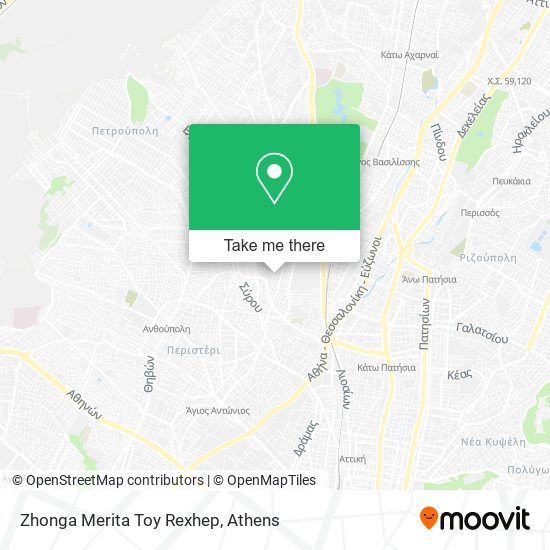 Zhonga Merita Toy Rexhep map