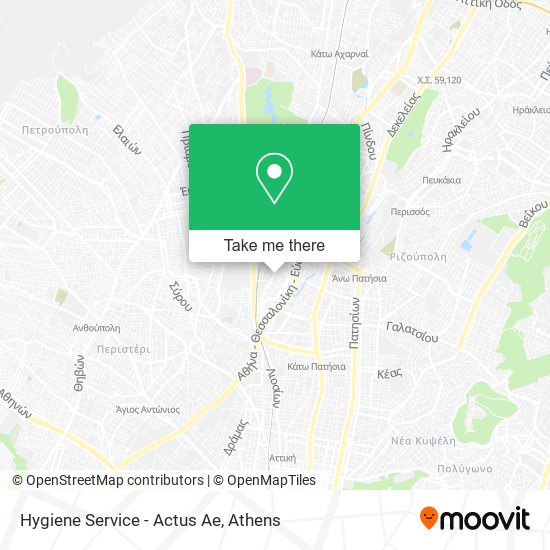 Hygiene Service - Actus Ae map