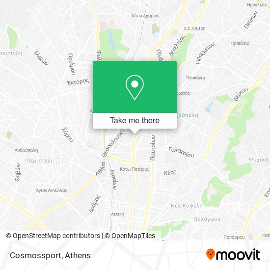 Cosmossport map