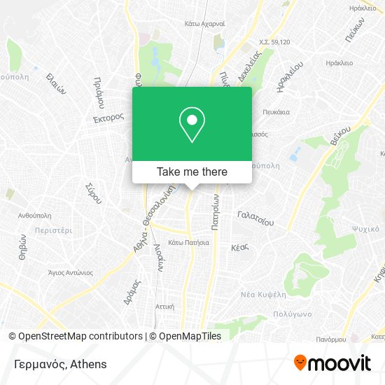 Γερμανός map