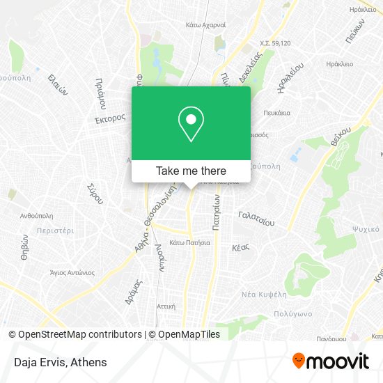 Daja Ervis map