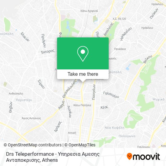 Drs Teleperformance - Υπηρεσια Αμεσης Ανταποκρισης map