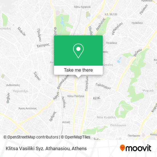 Klitsa Vasiliki Syz. Athanasiou map