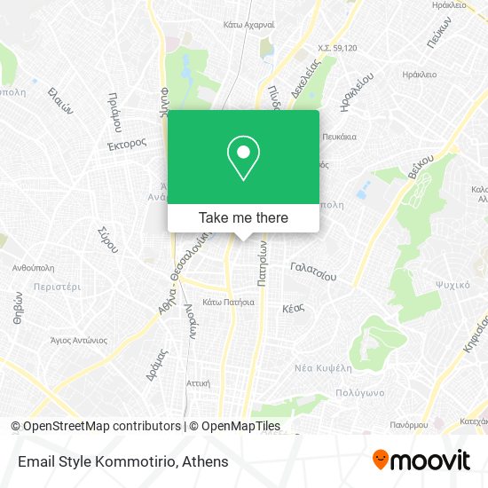 Email Style Kommotirio map