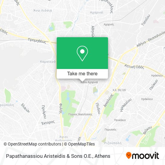 Papathanassiou Aristeidis & Sons O.E. map