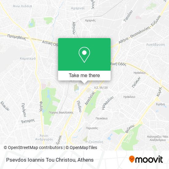 Psevdos Ioannis Tou Christou map