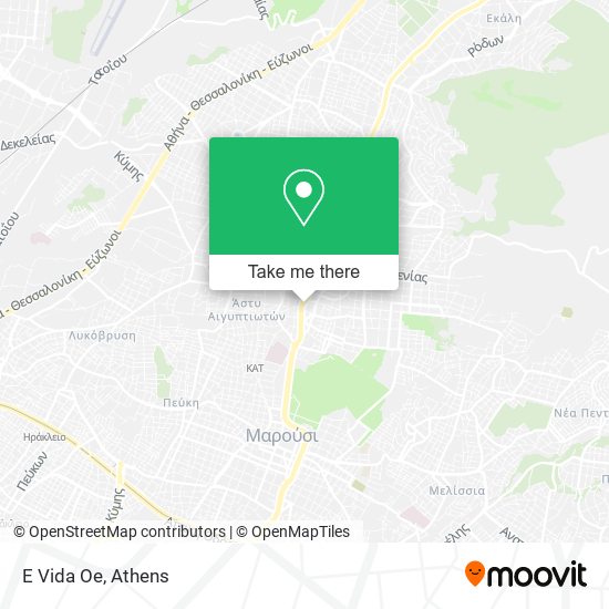 E Vida Oe map