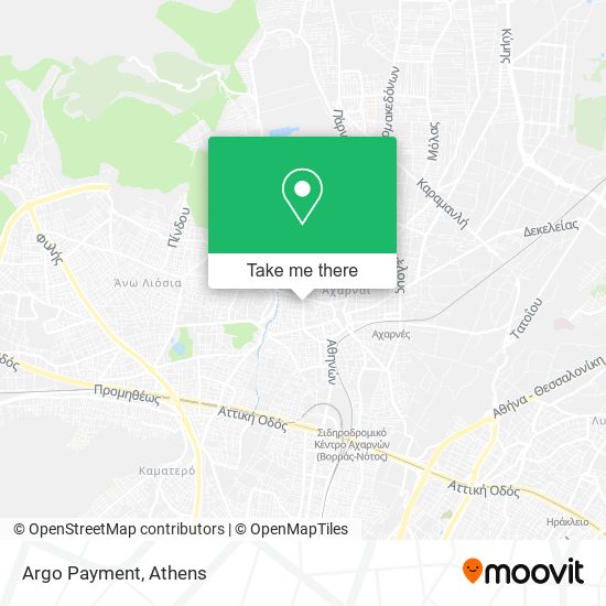 Argo Payment map