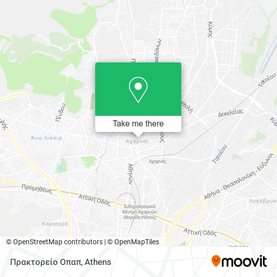 Πρακτορείο Οπαπ map