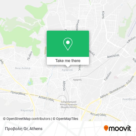 Προβολη Gr map