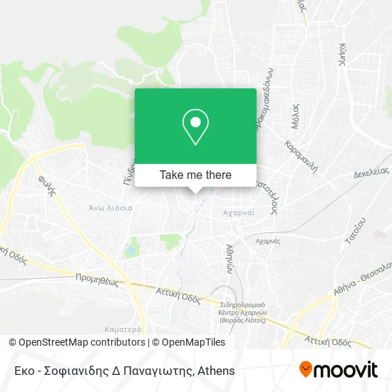 Εκο - Σοφιανιδης Δ Παναγιωτης map