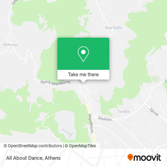 All About Dance map