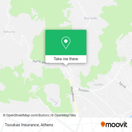 Tsoukas Insurance map