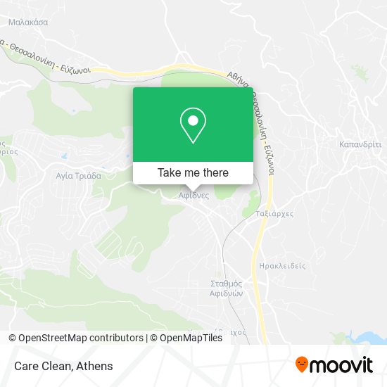 Care Clean map