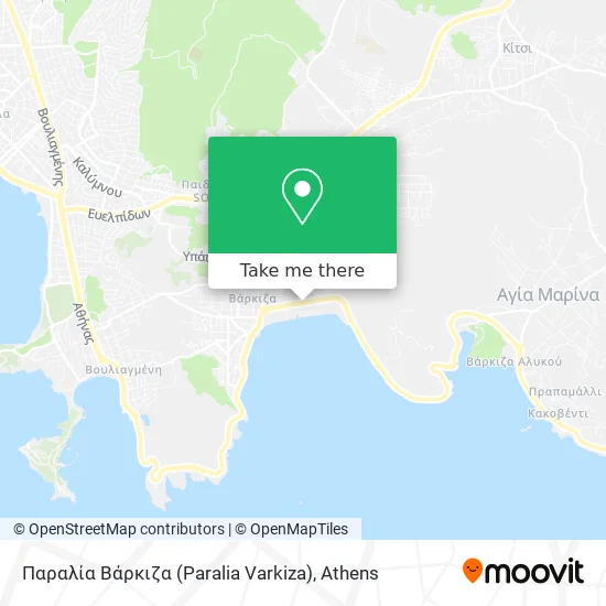Παραλία Βάρκιζα (Paralia Varkiza) map