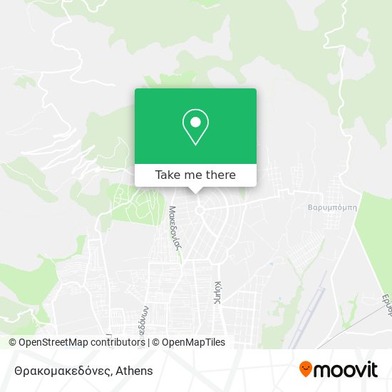 Θρακομακεδόνες map