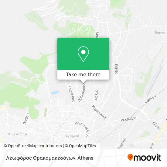 Λεωφόρος Θρακομακεδόνων map