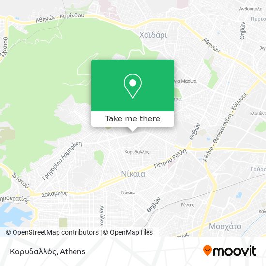 Κορυδαλλός map