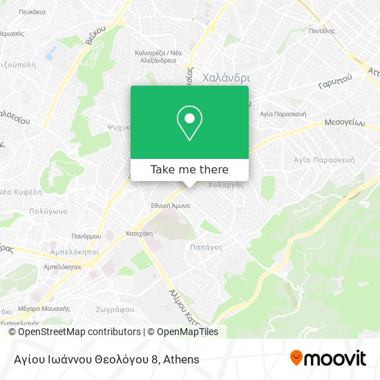 Αγίου Ιωάννου Θεολόγου 8 map