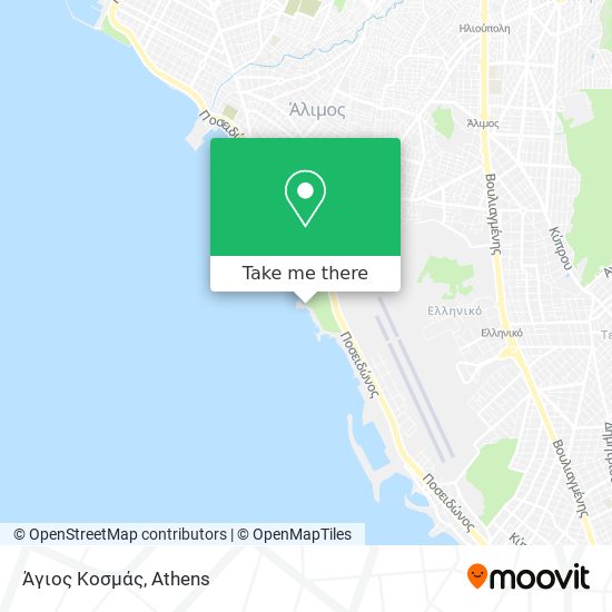 Άγιος Κοσμάς map