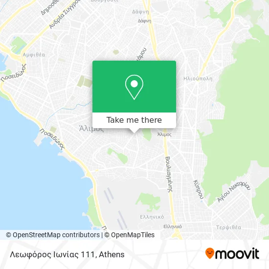 Λεωφόρος Ιωνίας 111 map