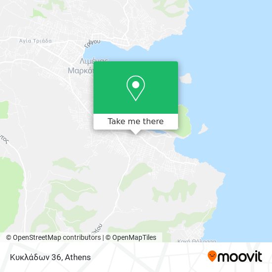 Κυκλάδων 36 map