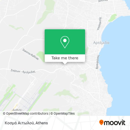 Κοσμά Αιτωλού map