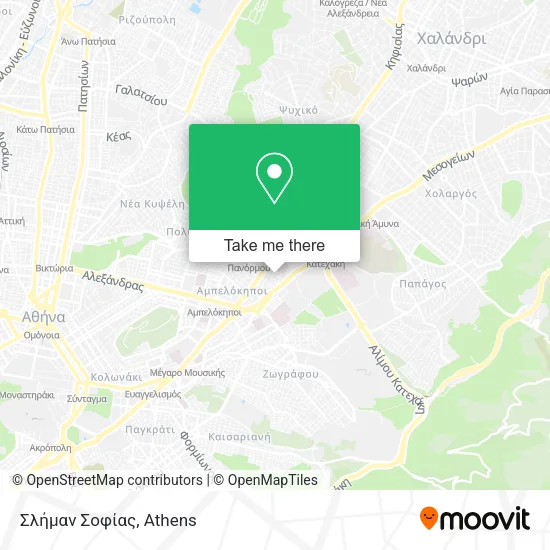 Σλήμαν Σοφίας map