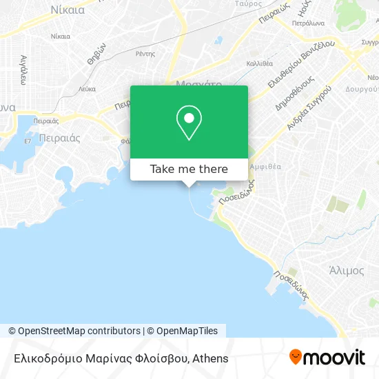 Ελικοδρόμιο Μαρίνας Φλοίσβου map