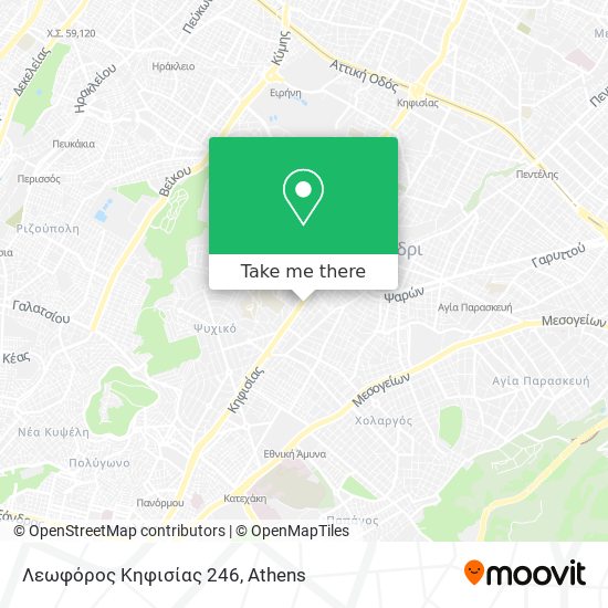 Λεωφόρος Κηφισίας 246 map