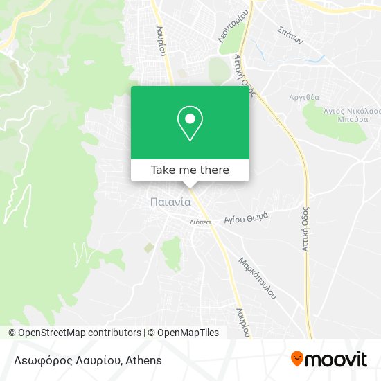 Λεωφόρος Λαυρίου map
