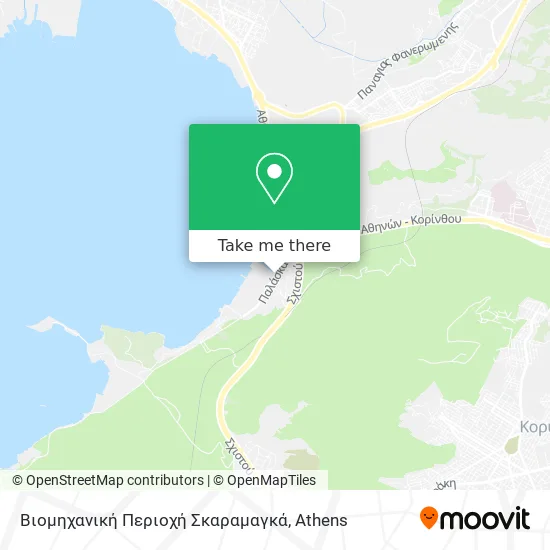 Βιομηχανική Περιοχή Σκαραμαγκά map
