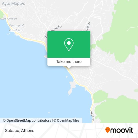 Subaco map