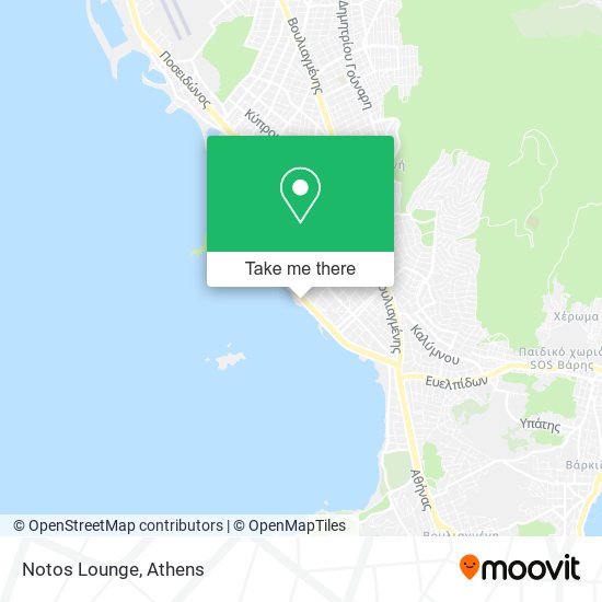 Notos Lounge map
