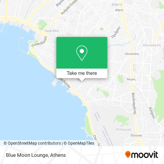 Blue Moon Lounge map