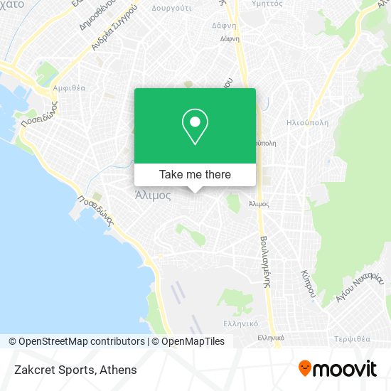 Zakcret Sports map