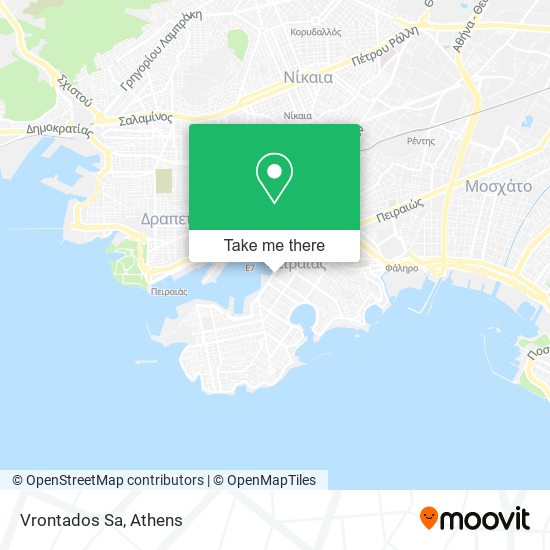 Vrontados Sa map