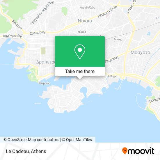 Le Cadeau map