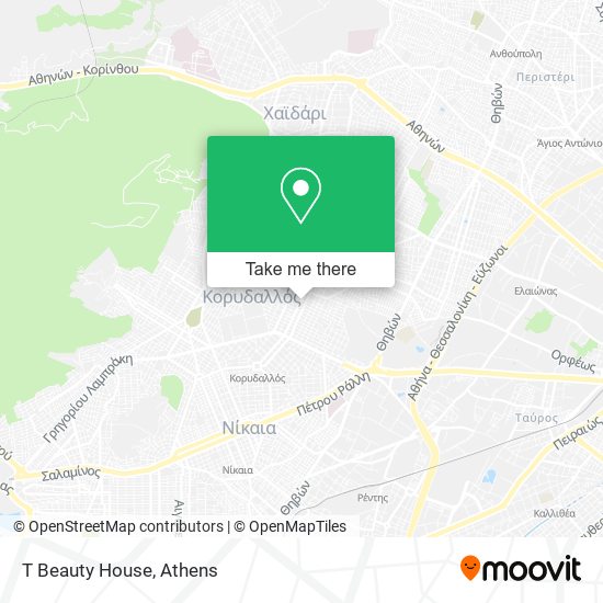 T Beauty House map