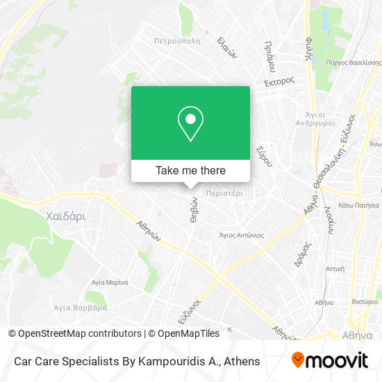 Car Care Specialists By Kampouridis A. map