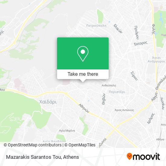 Mazarakis Sarantos Tou map