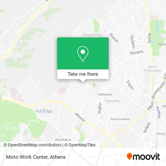 Moto Work Center map