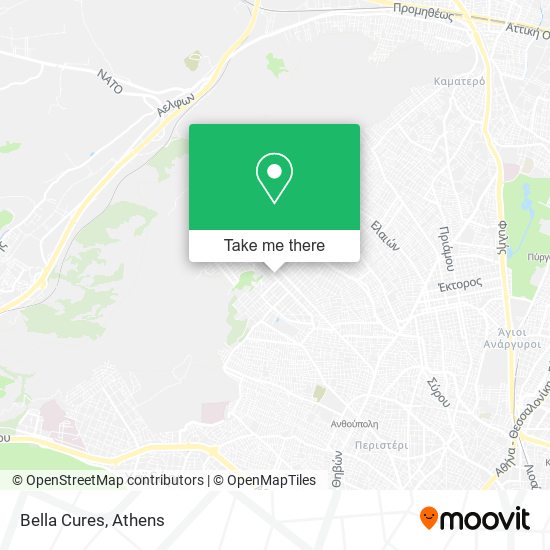 Bella Cures map