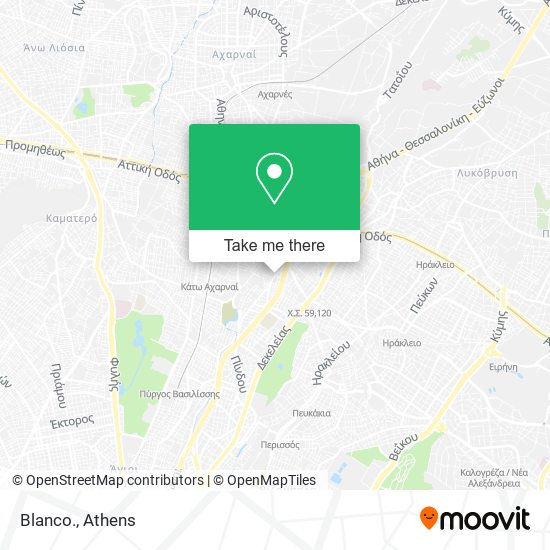 Blanco. map