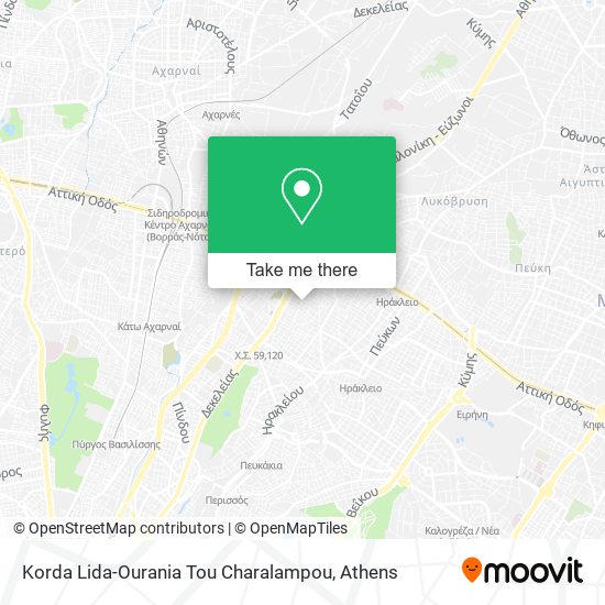 Korda Lida-Ourania Tou Charalampou map