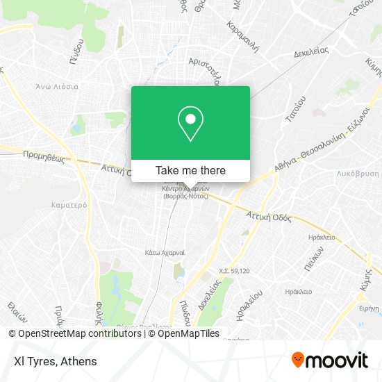 Xl Tyres map