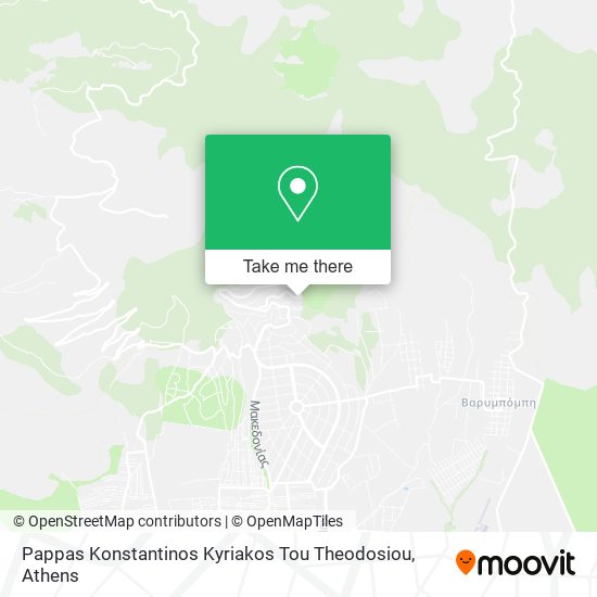 Pappas Konstantinos Kyriakos Tou Theodosiou map