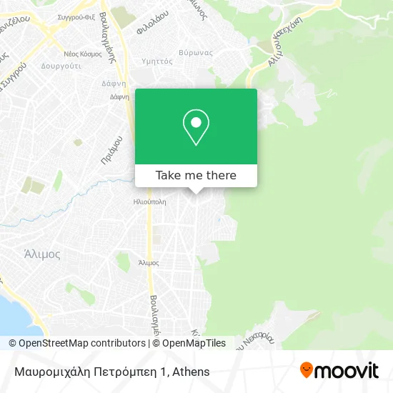 Μαυρομιχάλη Πετρόμπεη 1 map