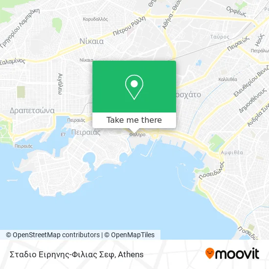 Σταδιο Ειρηνης-Φιλιας Σεφ map